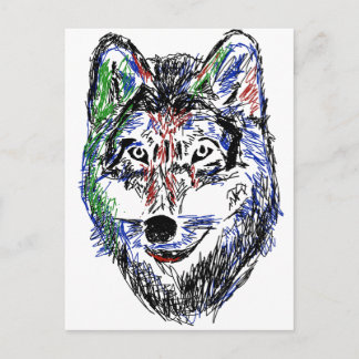 Wolf Postcard