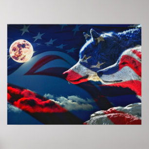 Wolf Pride of Country Poster