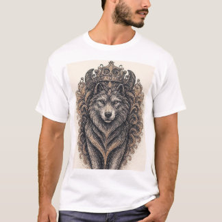 Wolf Print T-Shirt