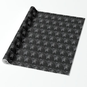 Wolf Pup Wrapping Paper Wolf Puppy Sled Dog Paper
