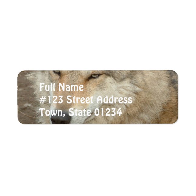 Wolf Return Address Label (Front)