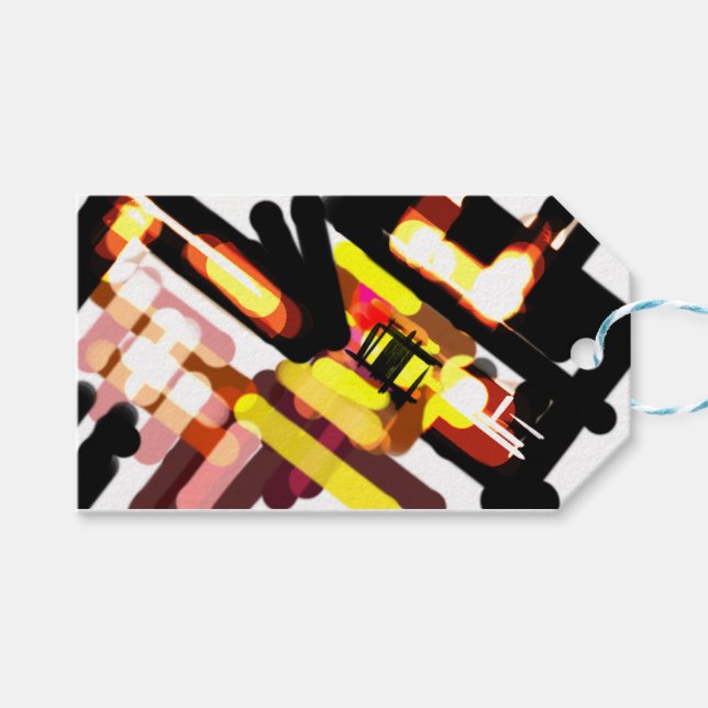 Wolf  run night  gift tags (Front (Horizontal))