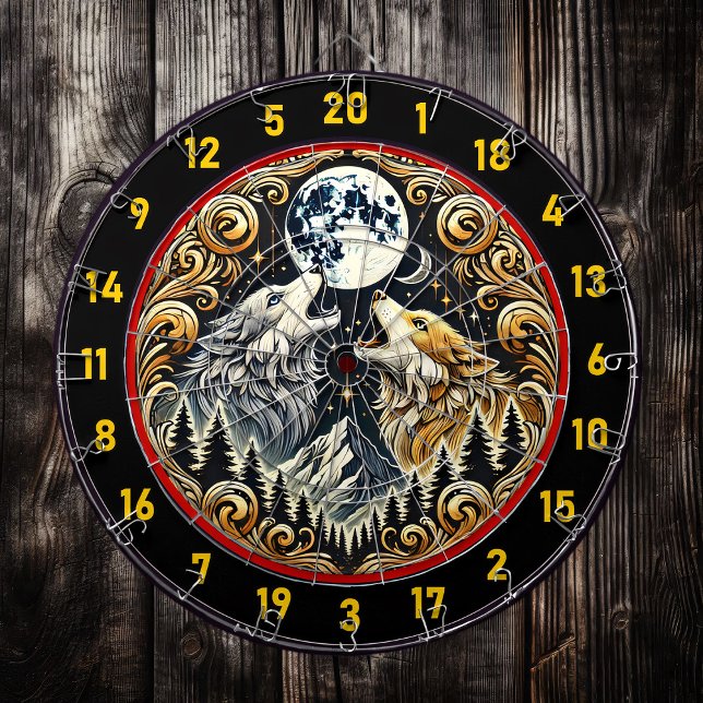 Wolf’s Spirit Lights Up The Game Dartboard (Creator Uploaded)