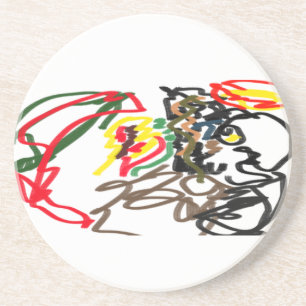 Wolf set Autumn Coaster