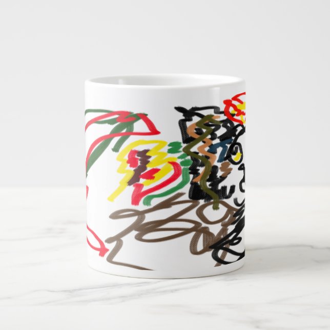 Wolf set Autumn  Large Coffee Mug (Front)