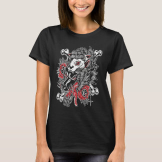 Wolf Sheep American Traditional Tattoo Flash Old S T-Shirt