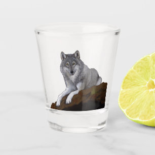 Wolf Shot Glass