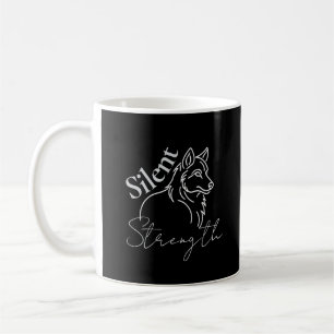 Wolf Silent Strengh Coffee Mug