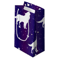 Wolf Silhouette Starry Night Galaxy Lover Universe