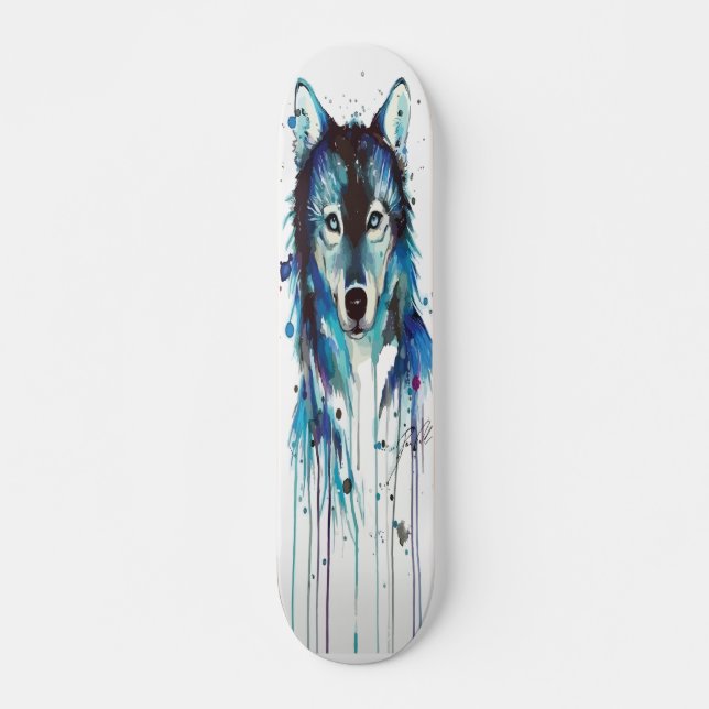 Wolf Skateboard (Front)