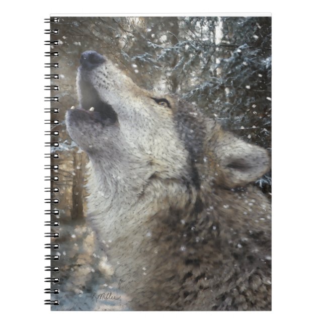 Wolf Song - Pastel Notebook (Front)