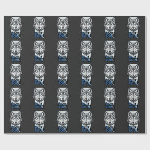 Wolf soul wrapping paper