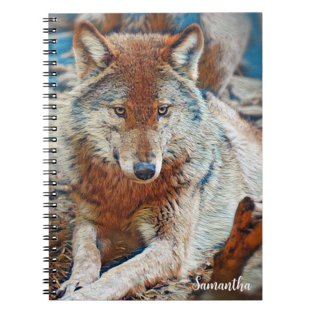 Wolf Spiral notebook (Front)