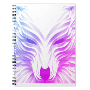 wolf Spiral Photo Notebook