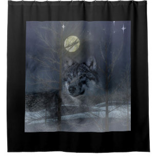 Wolf Spirit Moon Night