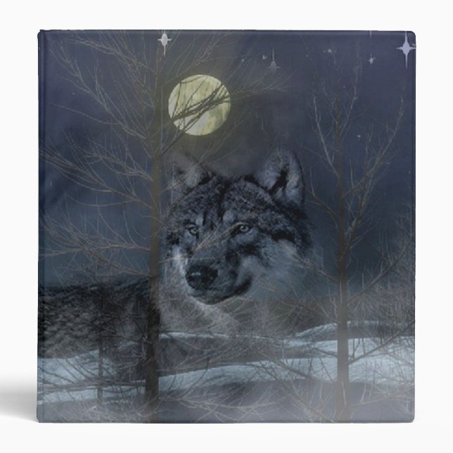 Wolf Spirit Moon Night Binder (Front)