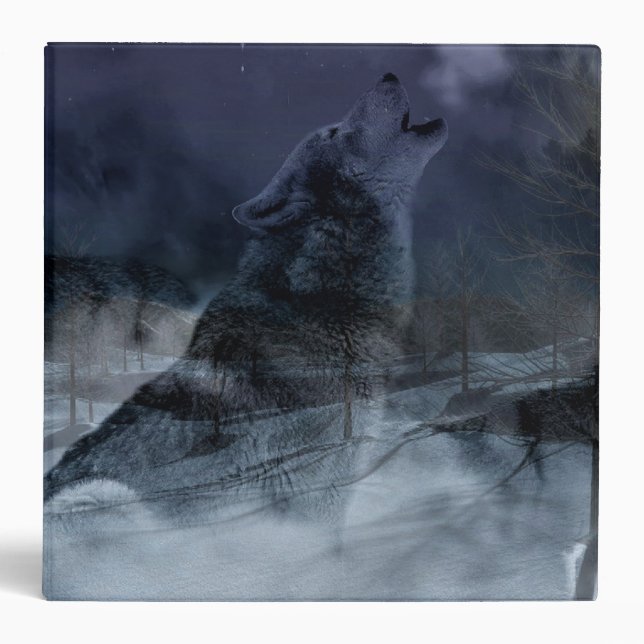 Wolf Spirit Moon Night Binder (Front)