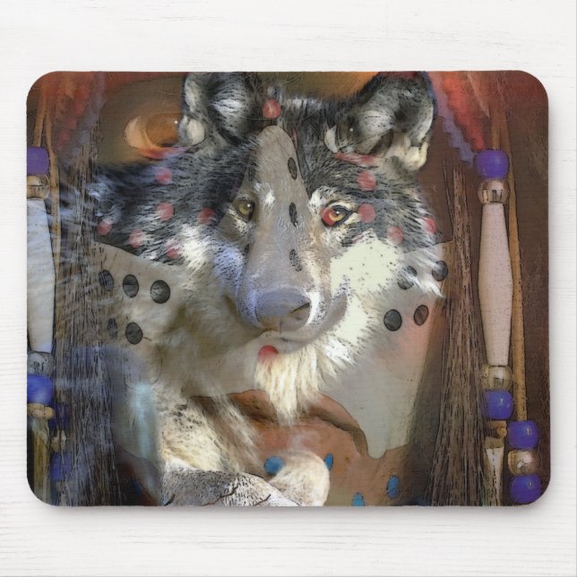WOLF SPIRIT MOUSE PAD (Front)