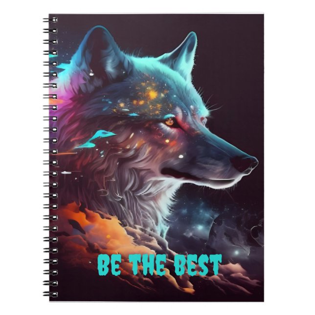 wolf spirit  notebook (Front)