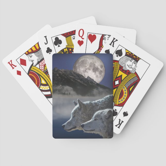 Wolf Spirit Playing Cards (Back)