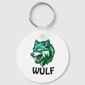 Wolf Spirit | Wild & Fearless Animal-Themed Keycha Keychain