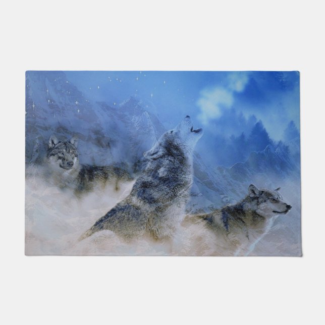 Wolf Spirits Doormat (Front)
