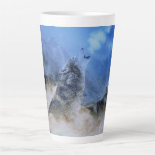 Wolf Spirits Latte Mug