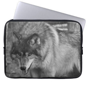 Wolf Stare Laptop Sleeve