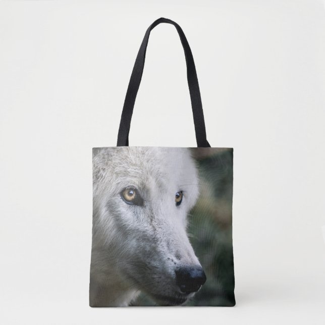 Wolf Stare Tote Bag (Front)