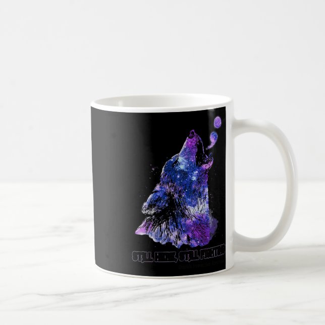 Wolf Still Here Still Fighting Suicide Prevention  Coffee Mug (Right)