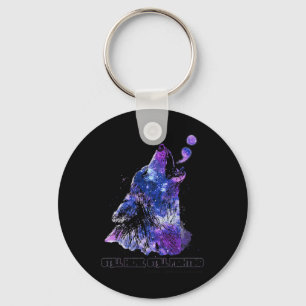 Wolf Still Here Still Fighting Suicide Prevention Keychain