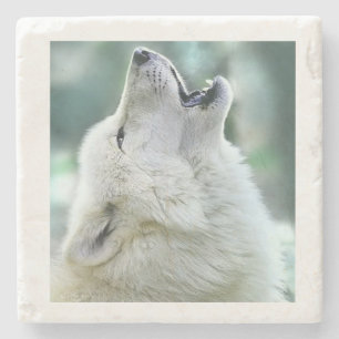 Wolf Stone Coaster