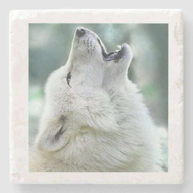 Wolf Stone Coaster (Front)