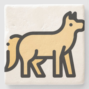 Wolf Stone Coaster