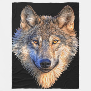 Wolf Style Fleece Blanket