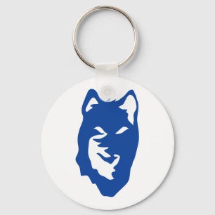 Wolf Symbol Keychain