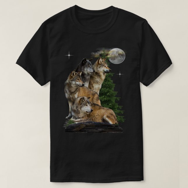 wolf t-shirts (Design Front)