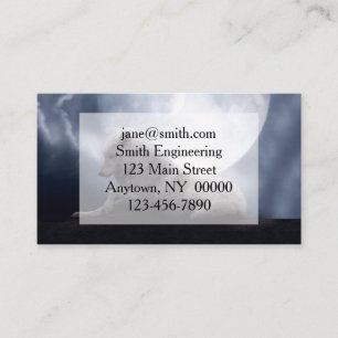 Wolf the King of Wilderness Business Card