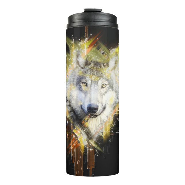 Wolf Thermal Tumbler (Front)