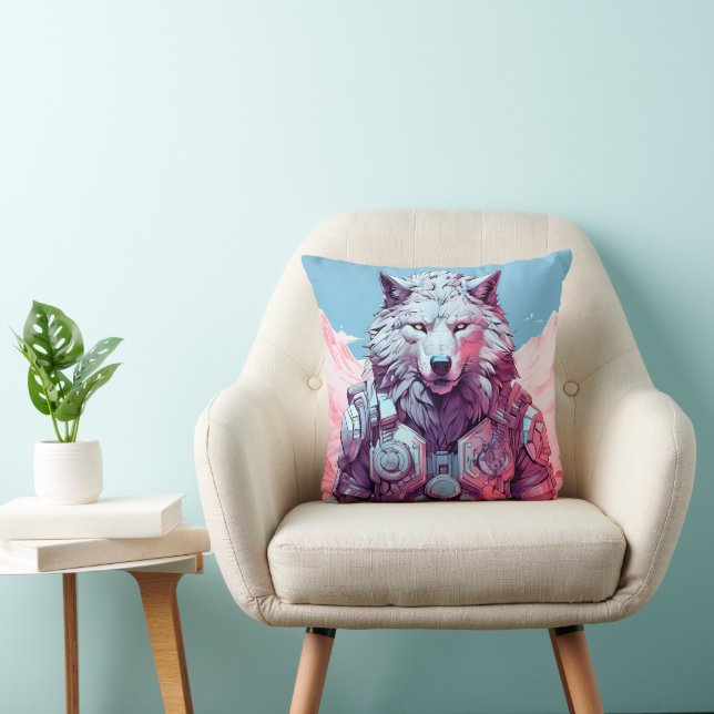 Wolf thing throw pillow (Chair)