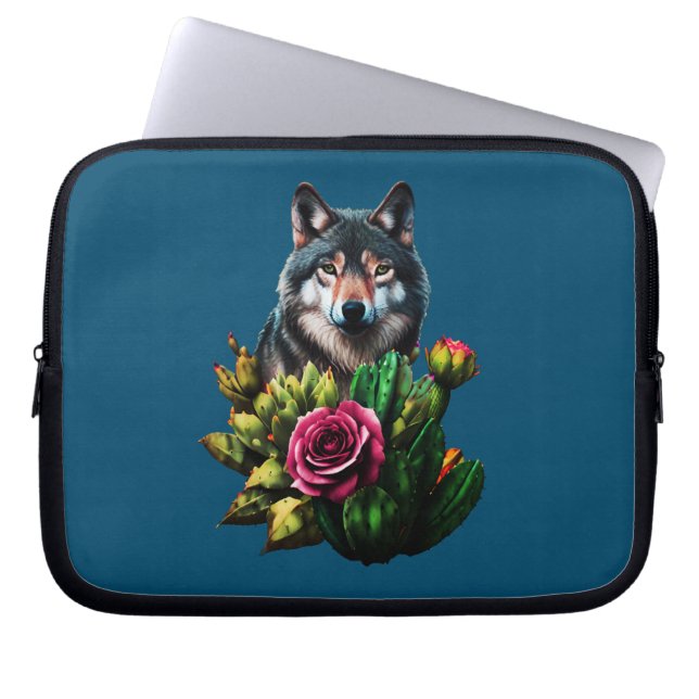 Wolf Three: Laptop Sleeve (Front)