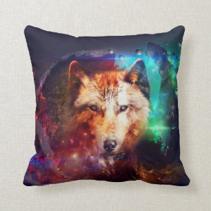Wolf Throw Pillow