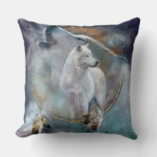 Wolf Throw Pillow