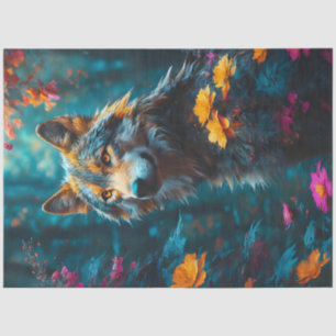 Wolf Tissue Paper
