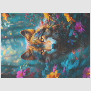Wolf Tissue Paper