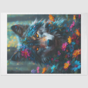 Wolf Tissue Paper