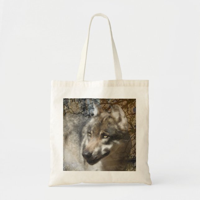 wolf tote bag (Front)