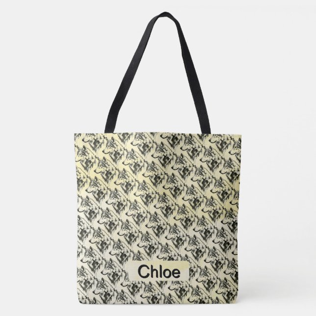 Wolf Tote Bag (Front)