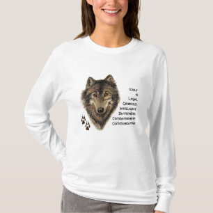 Wolf Totem, Animal Guide Inspirational, Symbol T-Shirt
