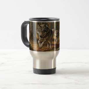 Wolf Travel Comuter Mug style 1